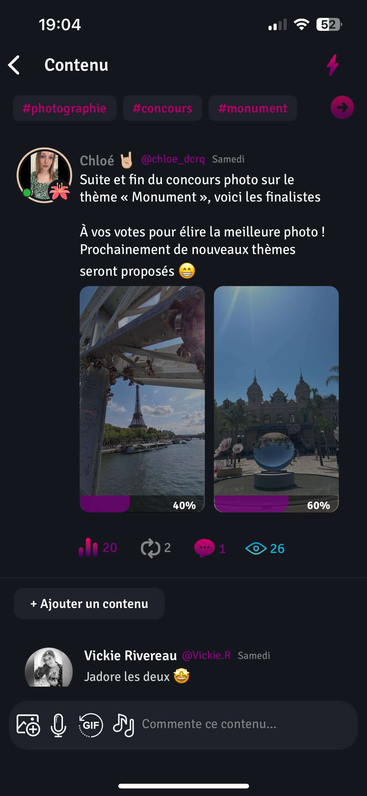 Voici la photo gagnante de ce 1er concours sur le th&egrave;me &laquo;&nbsp;monument&nbsp;&raquo; 
Encore f&eacute;licitations aux participants 😌