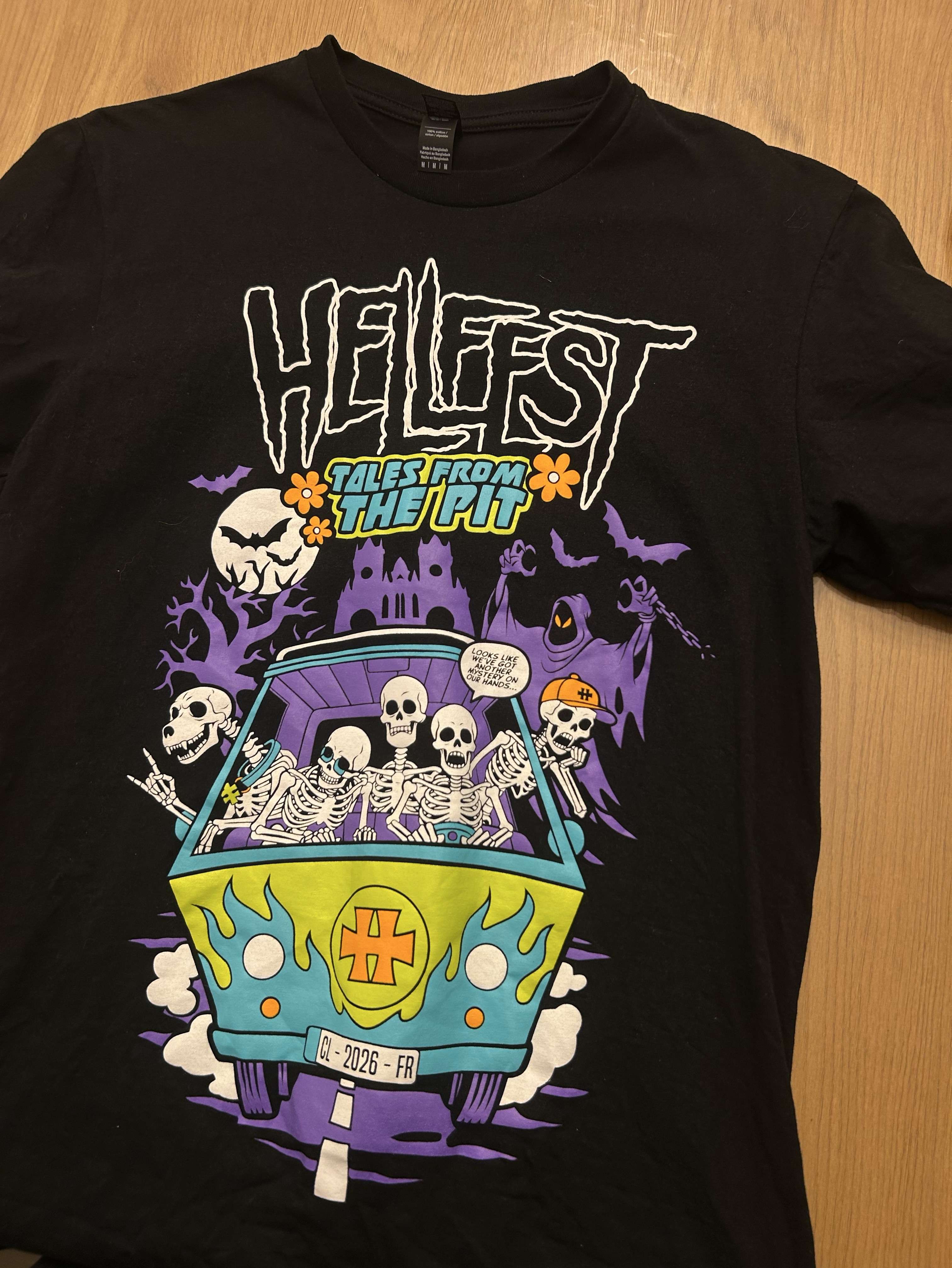 J&rsquo;adore mon t-shirt souvenir du Hellfest version Scooby-Doo 🥰🤘🏼