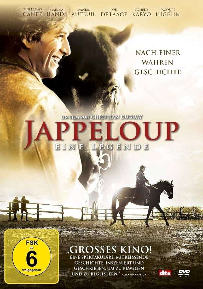 Jappeloup, un petit cheval impr&eacute;visible qui n'int&eacute;ressait personne. Mais m&ecirc;me s'il &eacute;tait trop petit, pierre Durand finit par arr&ecirc;ter qa carri&egrave;re d'avocat pour l'emmener en concours, quand, quelques ann&eacute;es plus t&ocirc;t il avait refus&eacute; de le monter au profit de ses &eacute;tudes. 

Suite ->

#filmsaxel