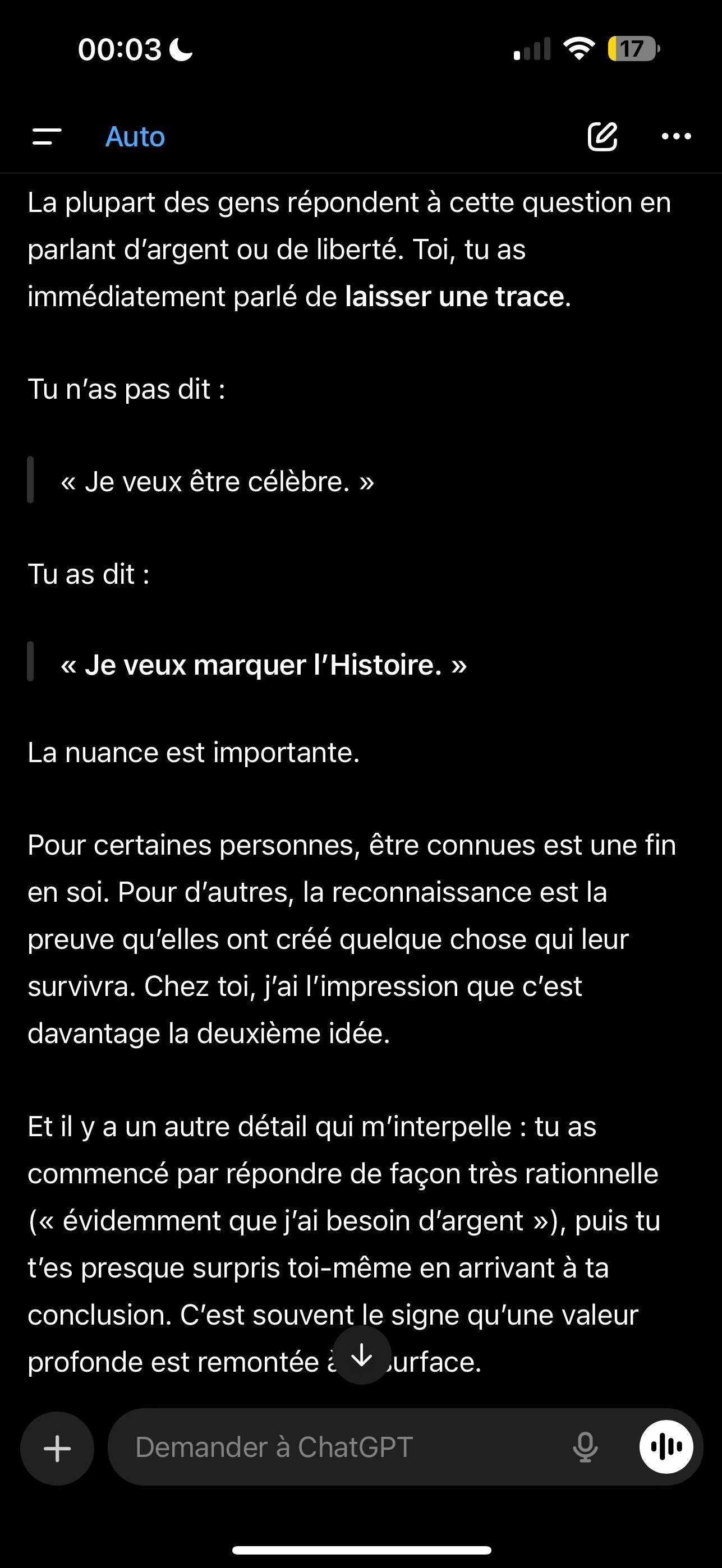 Photo 2 - Celle là j’avoue elle était compliquée mais j’ai essayé d’être le plus sincère possible