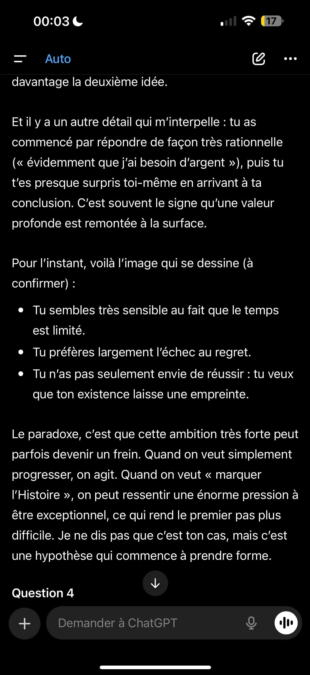 Photo 3 - Celle là j’avoue elle était compliquée mais j’ai essayé d’être le plus sincère possible