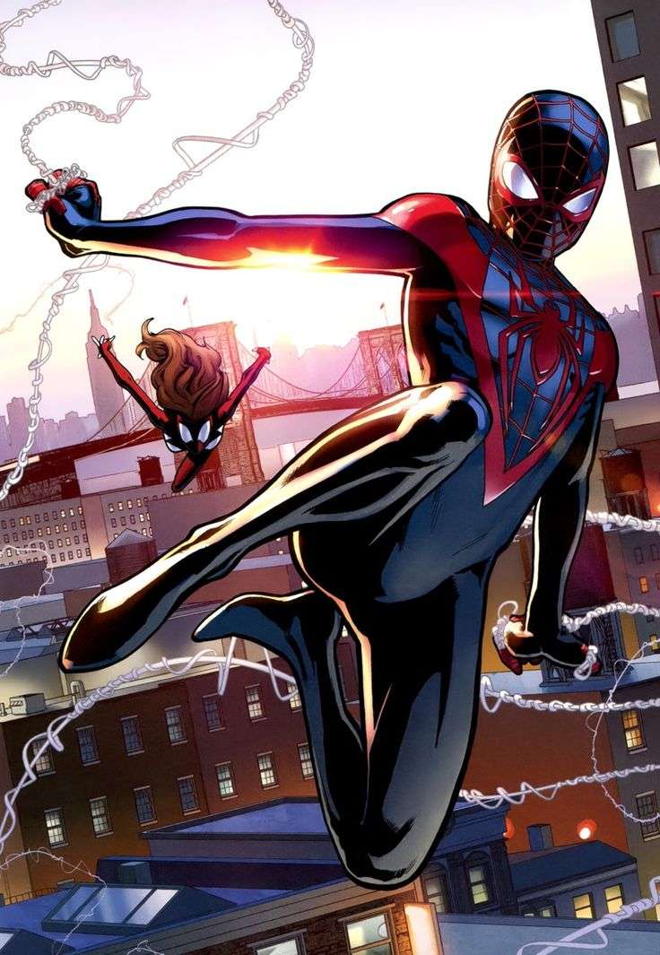 Photo 2 - Votre personnage Marvel préféré 
Partie 1
Magnéto ou Spiderman (Miles morales)??