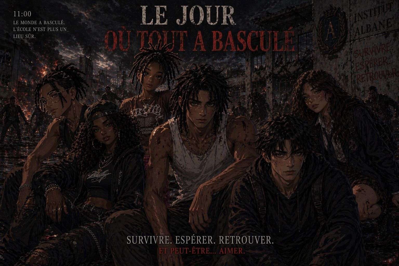 Cc je me suis mise a l'&eacute;criture,  voyons voir ce que &ccedil;a donne. Pour ce que &ccedil;a int&eacute;resse,  je vous invite a lire. 
#histoire  #apocalypse  #wattpad