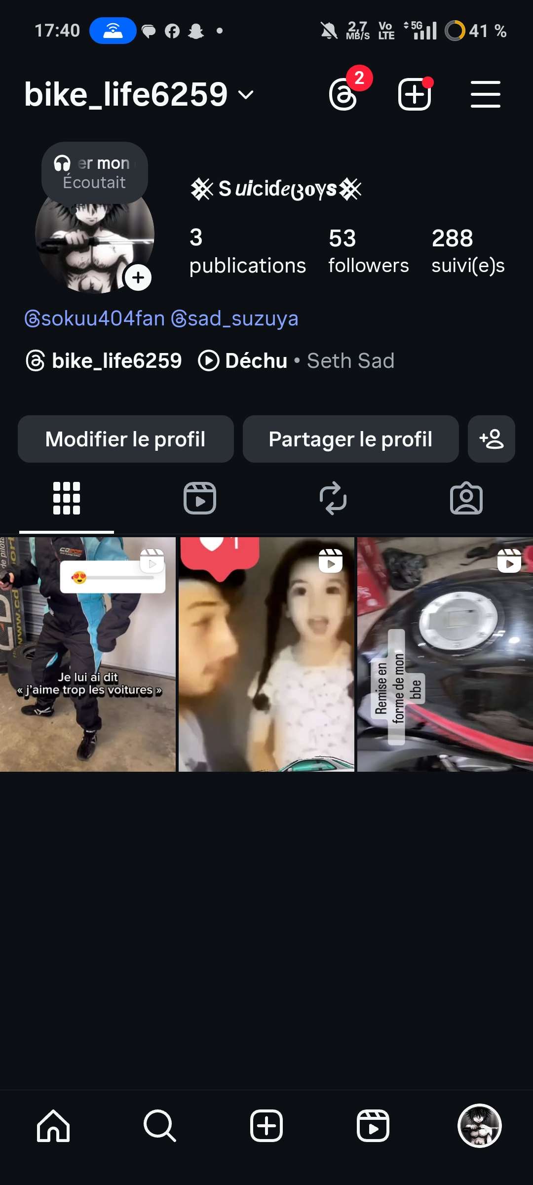 Ajouter moi jsuis plus souvent sur Snap je suis du 62