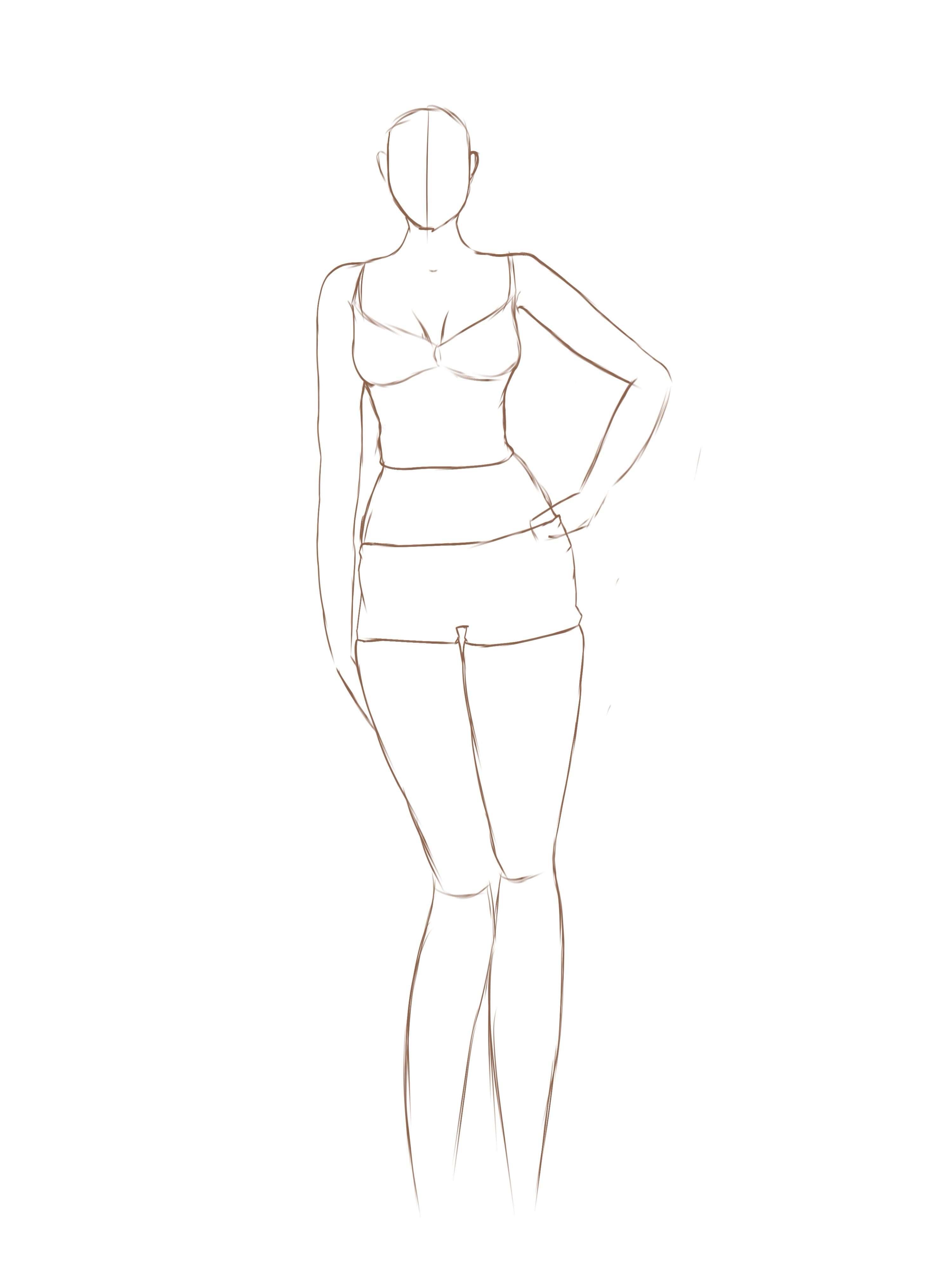 Photo 2 - Drawing process. 
Hein ? Background et mains? Ouais nah jconnais pas