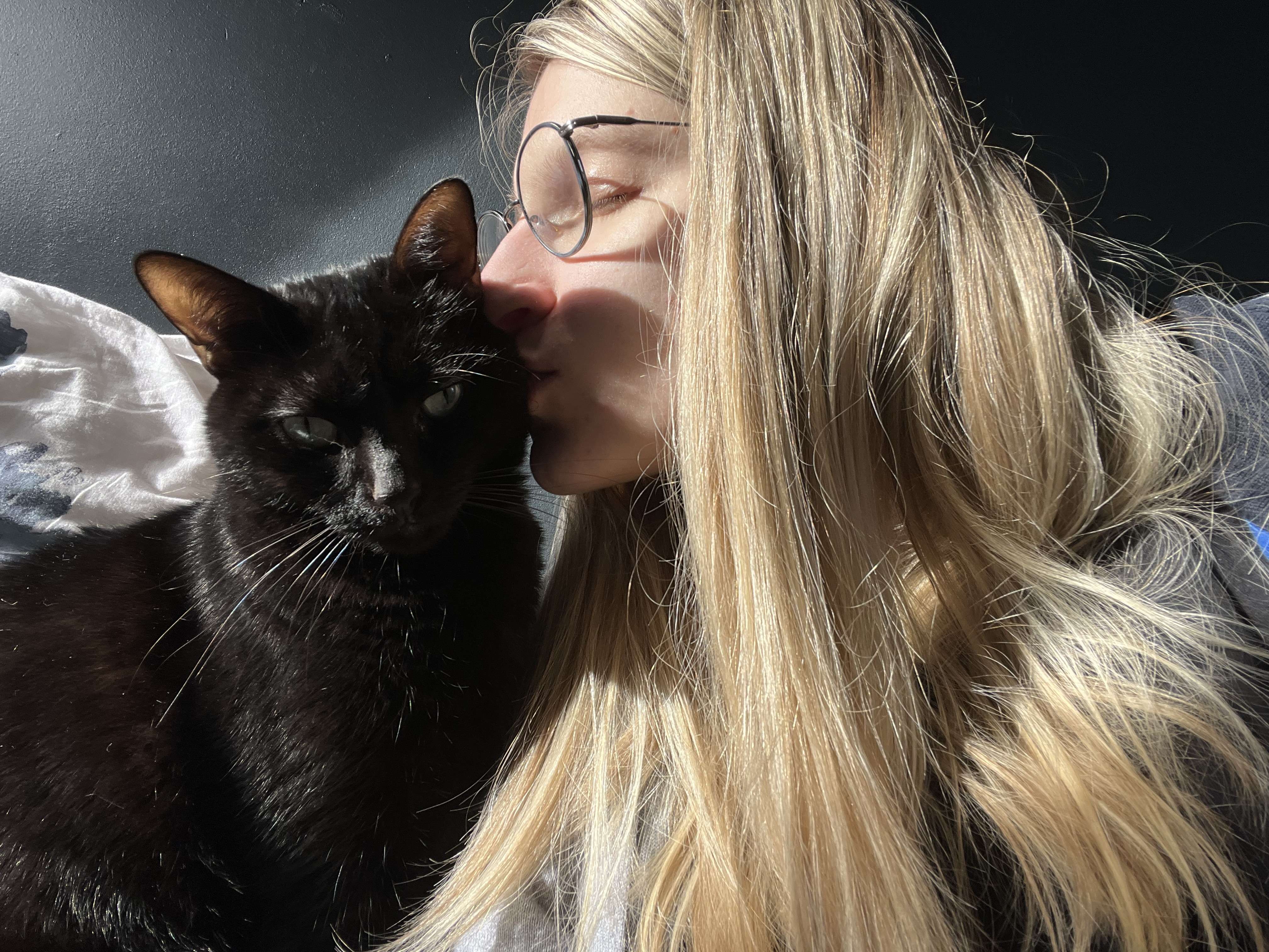 Photo 2 - On va suivre les publi sauf que bah c’est pas un chien moi mais un chat voilà,voilà 🐈‍⬛