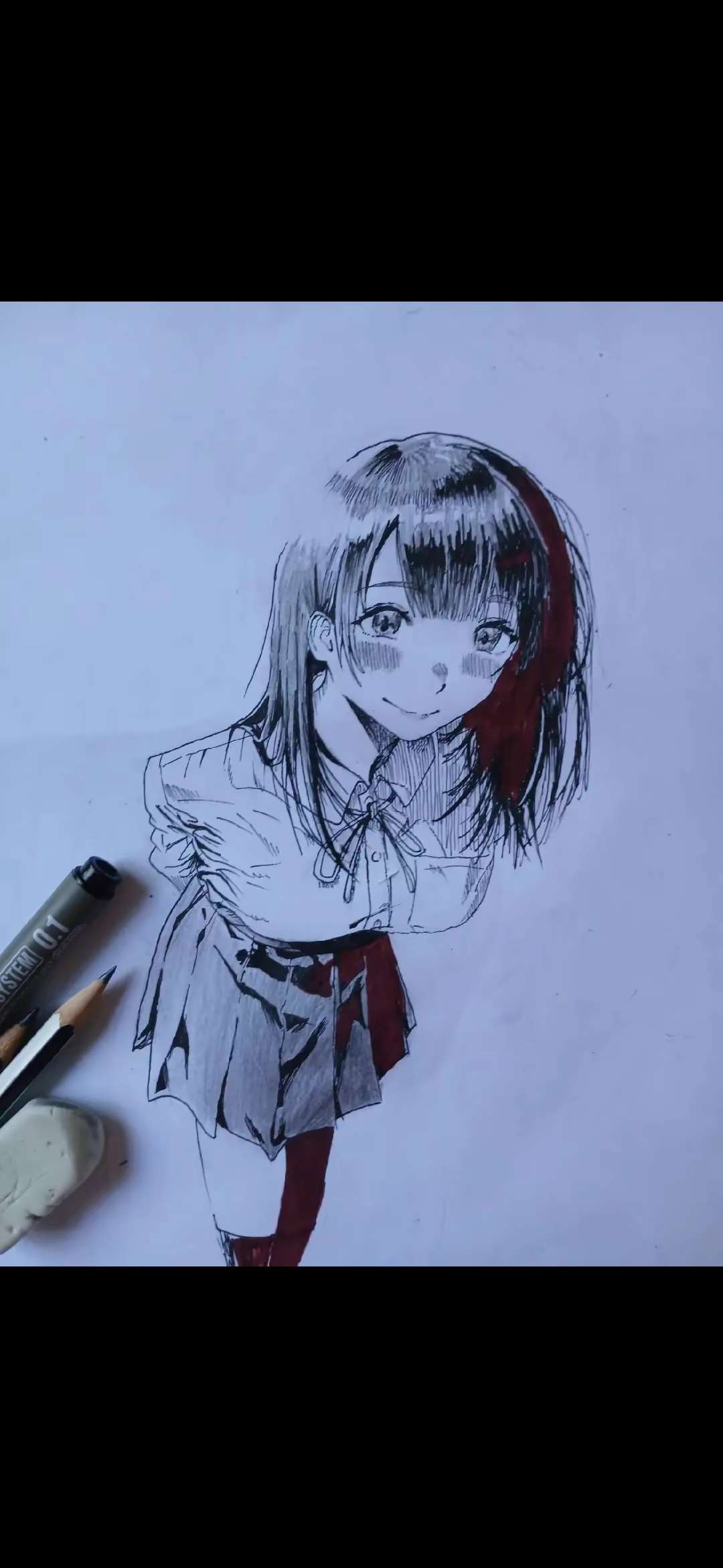 Je dessin bien ??🥲 salut a tout 👋🏽
C'est dur manga 🫠