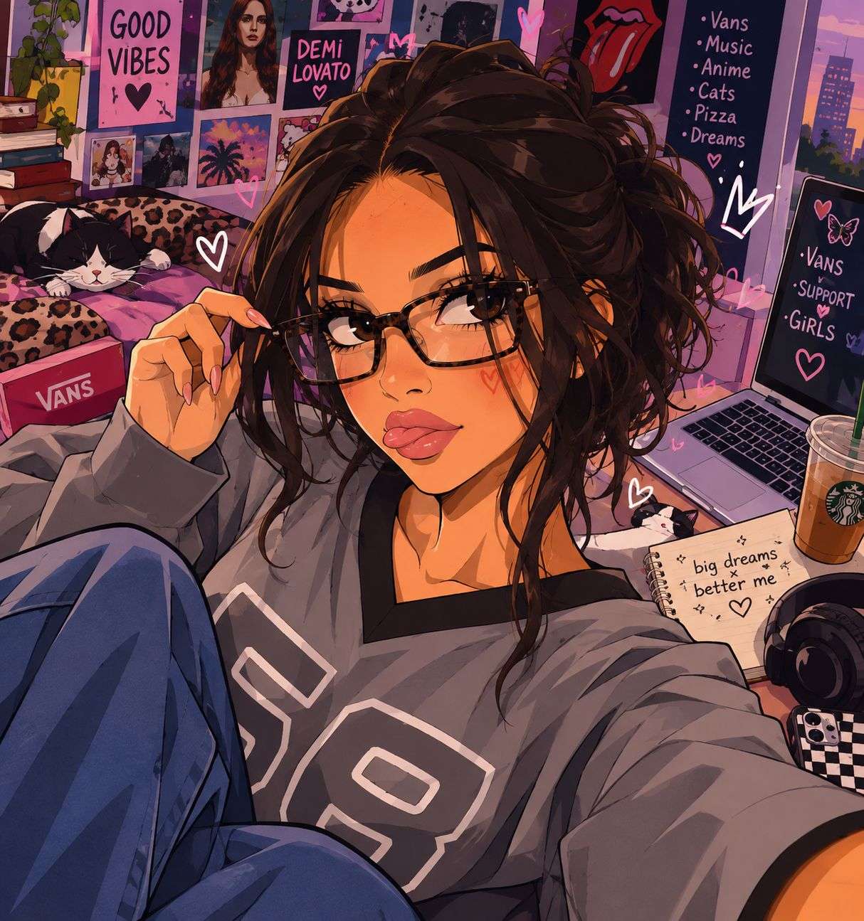 Photo 4 - Vous préferez quelle caricature de moi?✨️❤️🇦🇱🇵🇹🇫🇷