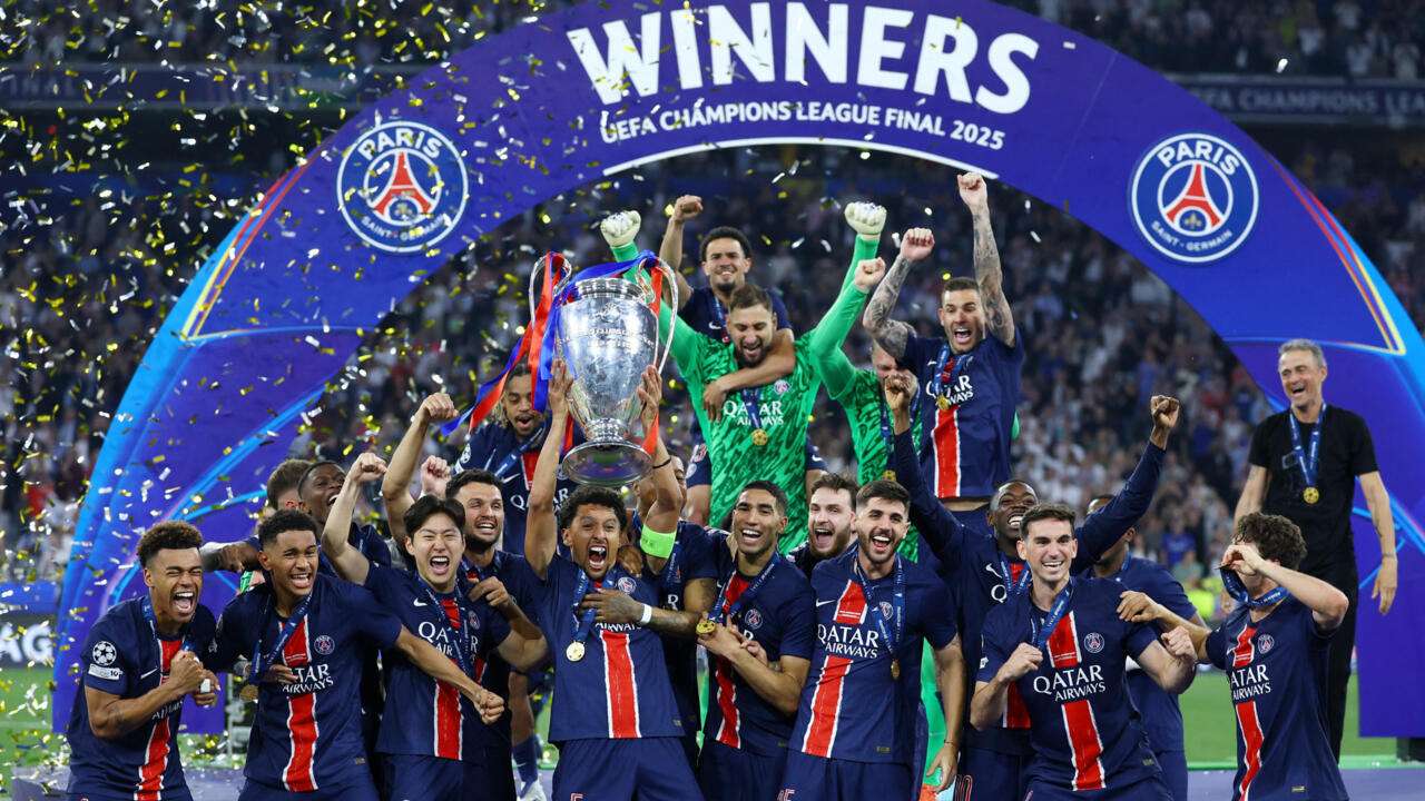 PSG champion d'Europe🏆 avec succ&egrave;s💪