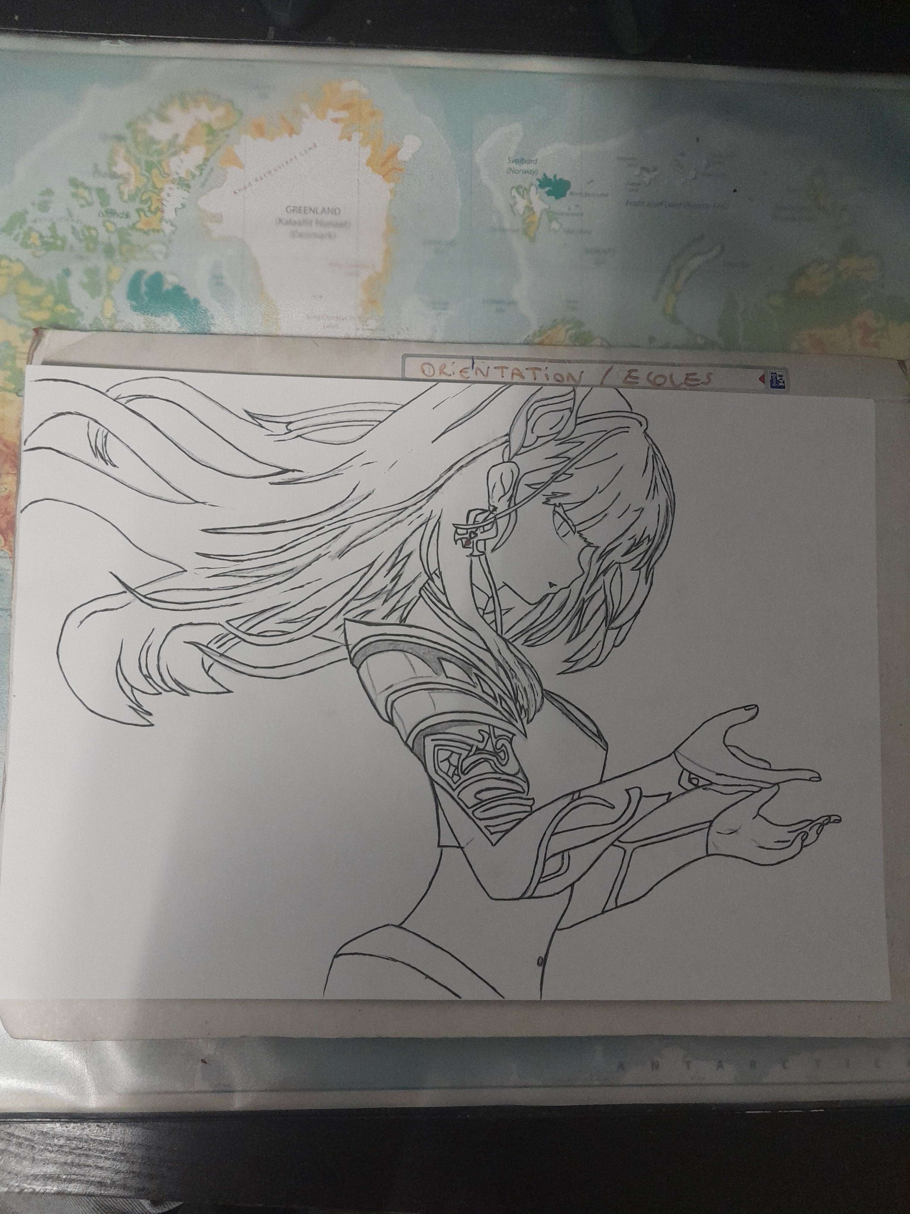 Photo 2 - Salut tous le monde, j ai fini l un de mes dessin il y a quelque jours. Je me suis dit que je pourrais vous le montrer pour voit vos avis XD