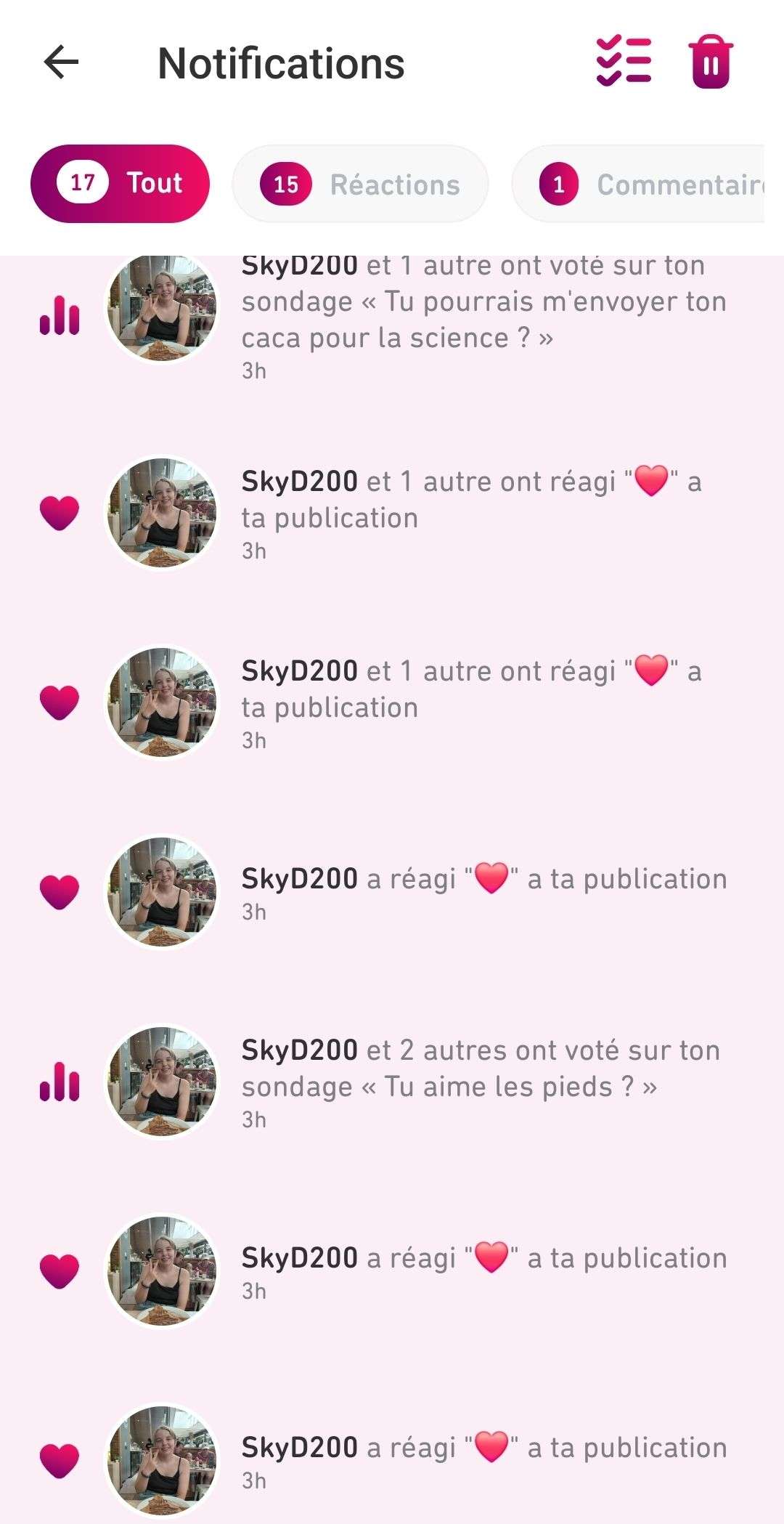Photo 1 - @SkyD200 J'ai fais quoi ?🤧