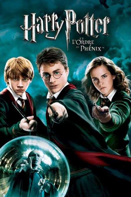 Photo 1 - Quel Harry Potter préfère vous?
Partie 2

1) Harry Potter et l'ordre du Phénix
2) Harry Potter et le prince de sang mêlée
3) Harry Potter et les reliques de la mort ( Partie 1)
4) Harry Potter et les reliques de la mort 
(Partie 2)

Moi les 4
