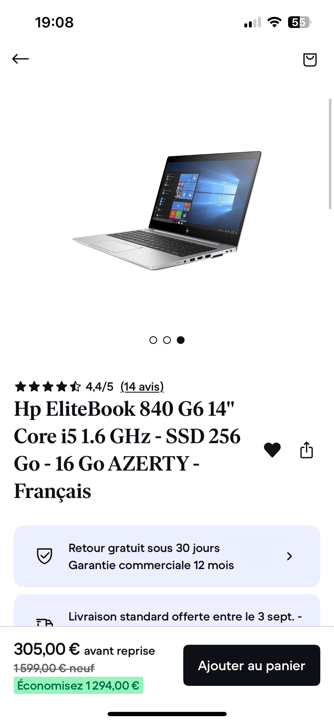 Vous vous y connaissez en ordinateur portable ? 
Je veux changer d&rsquo;ordi et j&rsquo;ai trouv&eacute; celui l&agrave;. Qu&rsquo;en pensez vous ? Est-ce qu&rsquo;il est bien et est-ce qu&rsquo;il vaut le coup ? 😇
