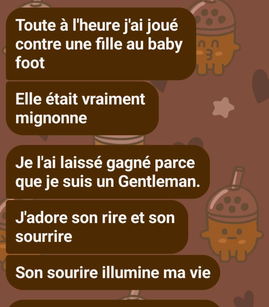 Comment vivre normalement avec #lui🖤 , mon voisin &agrave; la clinique, avec ce genre de message pour me remonter le moral 🫠🫠🫠🫣🫣🫣