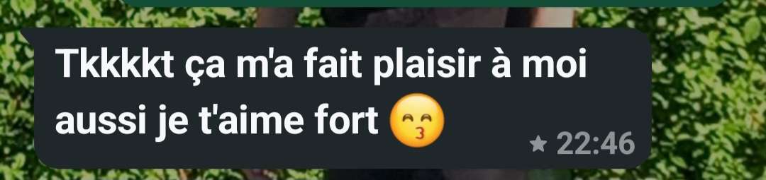 Ce message est ma nouvelle dopamine 💚