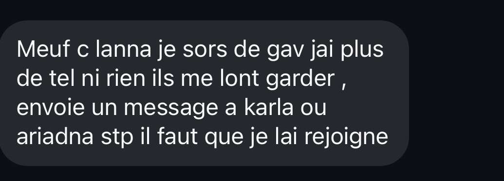 Impossible d&rsquo;avoir des message normal au r&eacute;veil