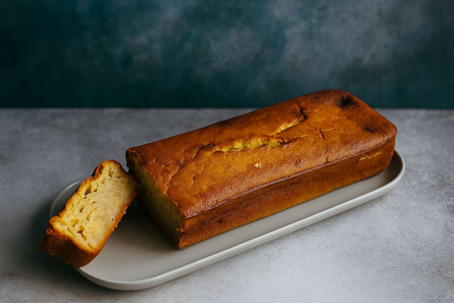 Voici mon 1er cake &agrave; la banane 🍌 c'&eacute;tait pas trop mauvais, mais pas fou non plus... 

#p&acirc;tisserie #cake #banane #nouveaut&eacute;