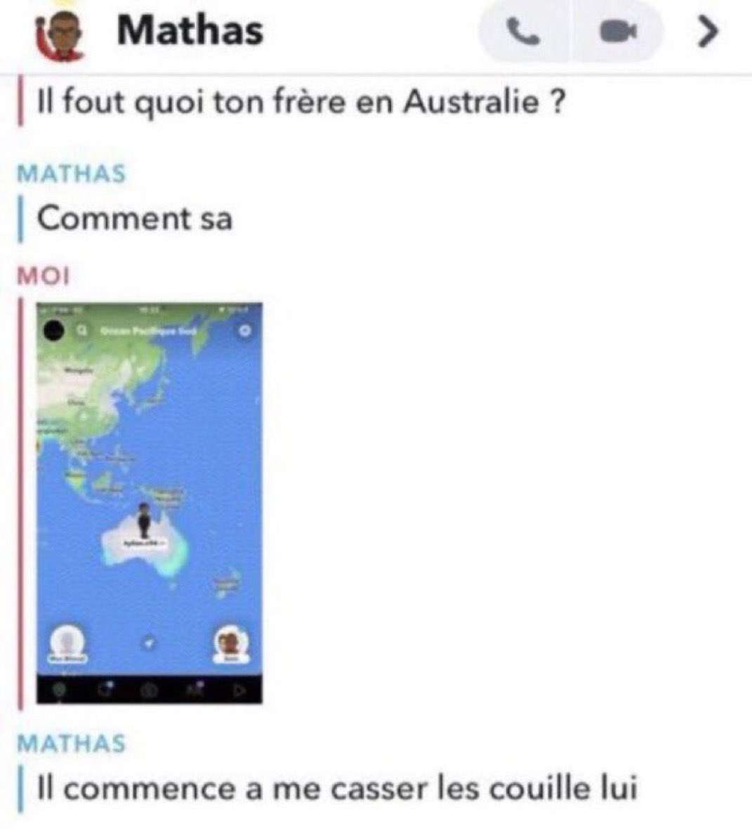 Tellement une discussion que je pourrais avoir avec le fr&egrave;re de @thismaaa955
