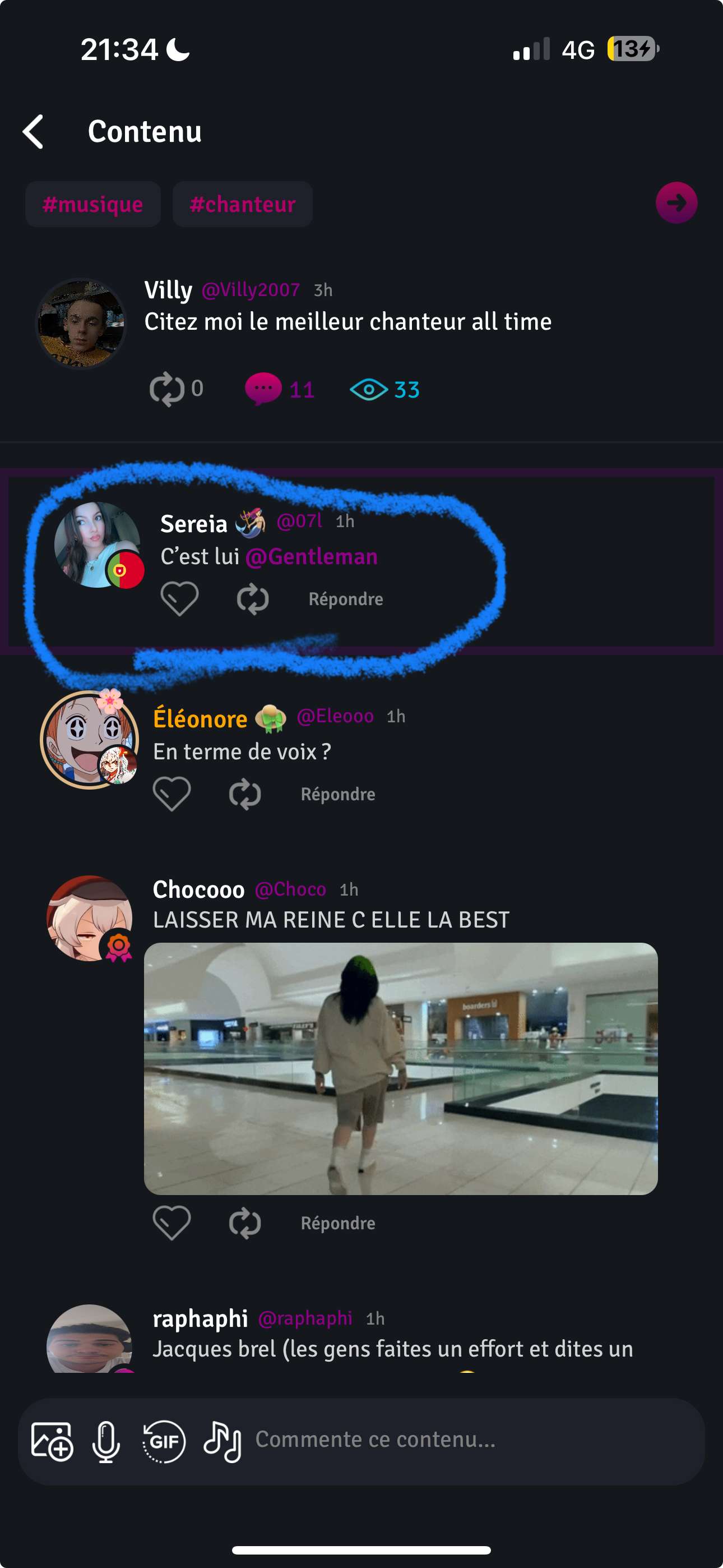 Les termes.