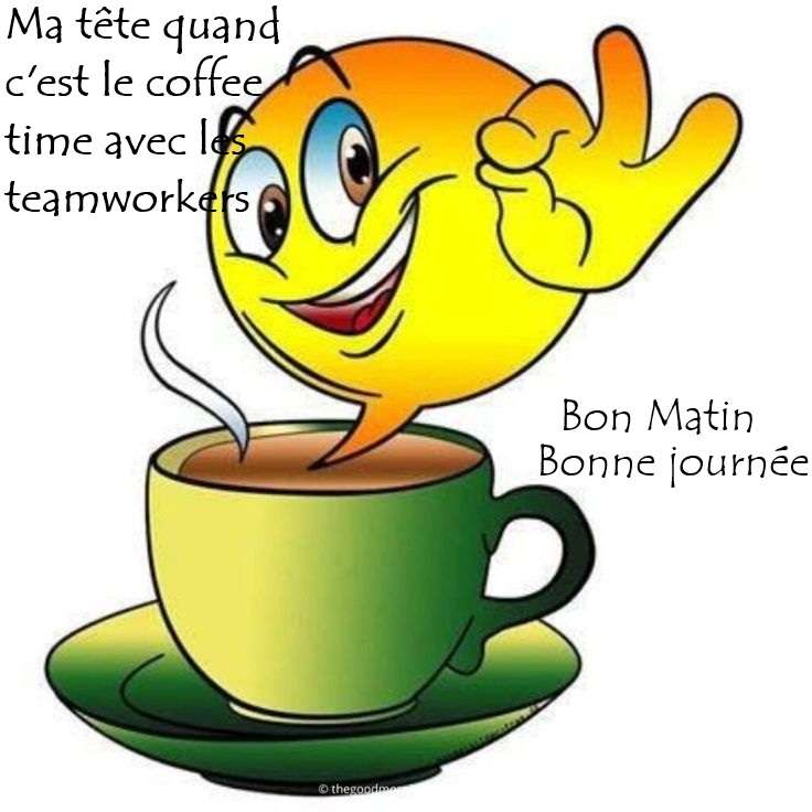 Bonne apr&egrave;s-midi et bonne chance au travail !