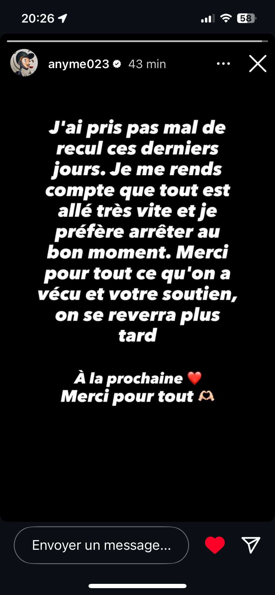 J&rsquo;suis an&eacute;anti
