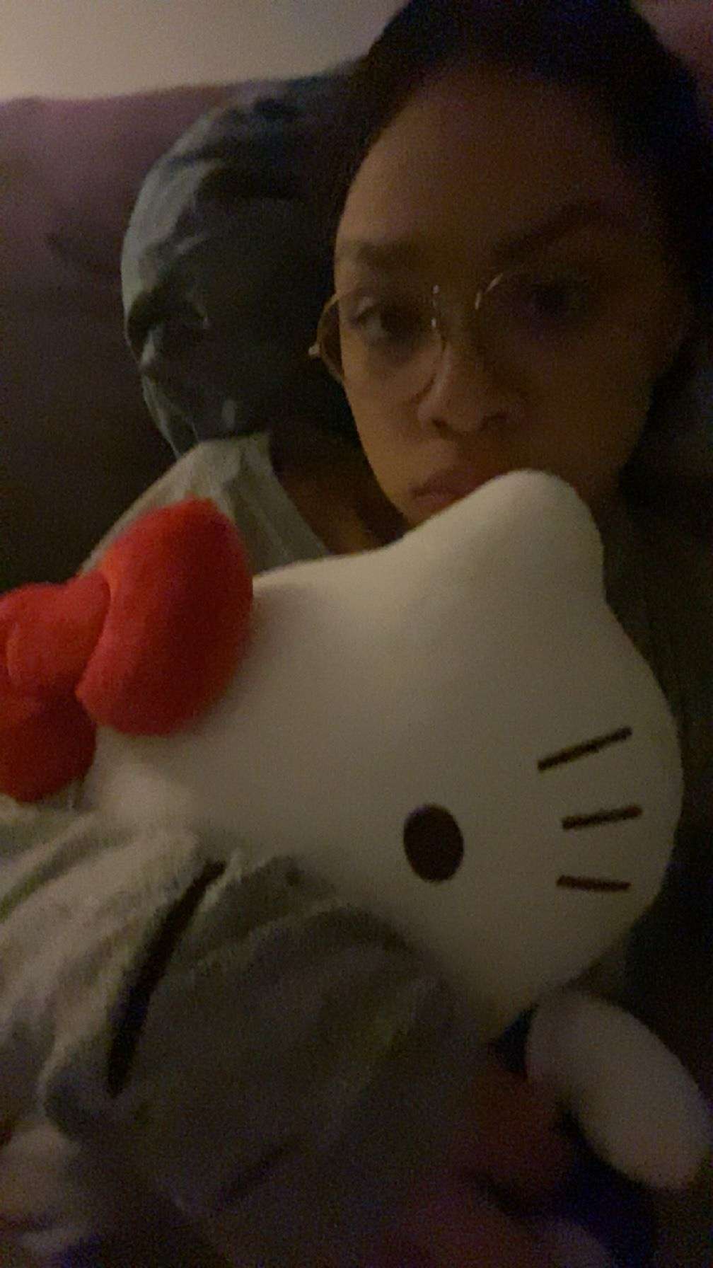 J&rsquo;aime trop mon doudou Hello Kitty ❤️❤️