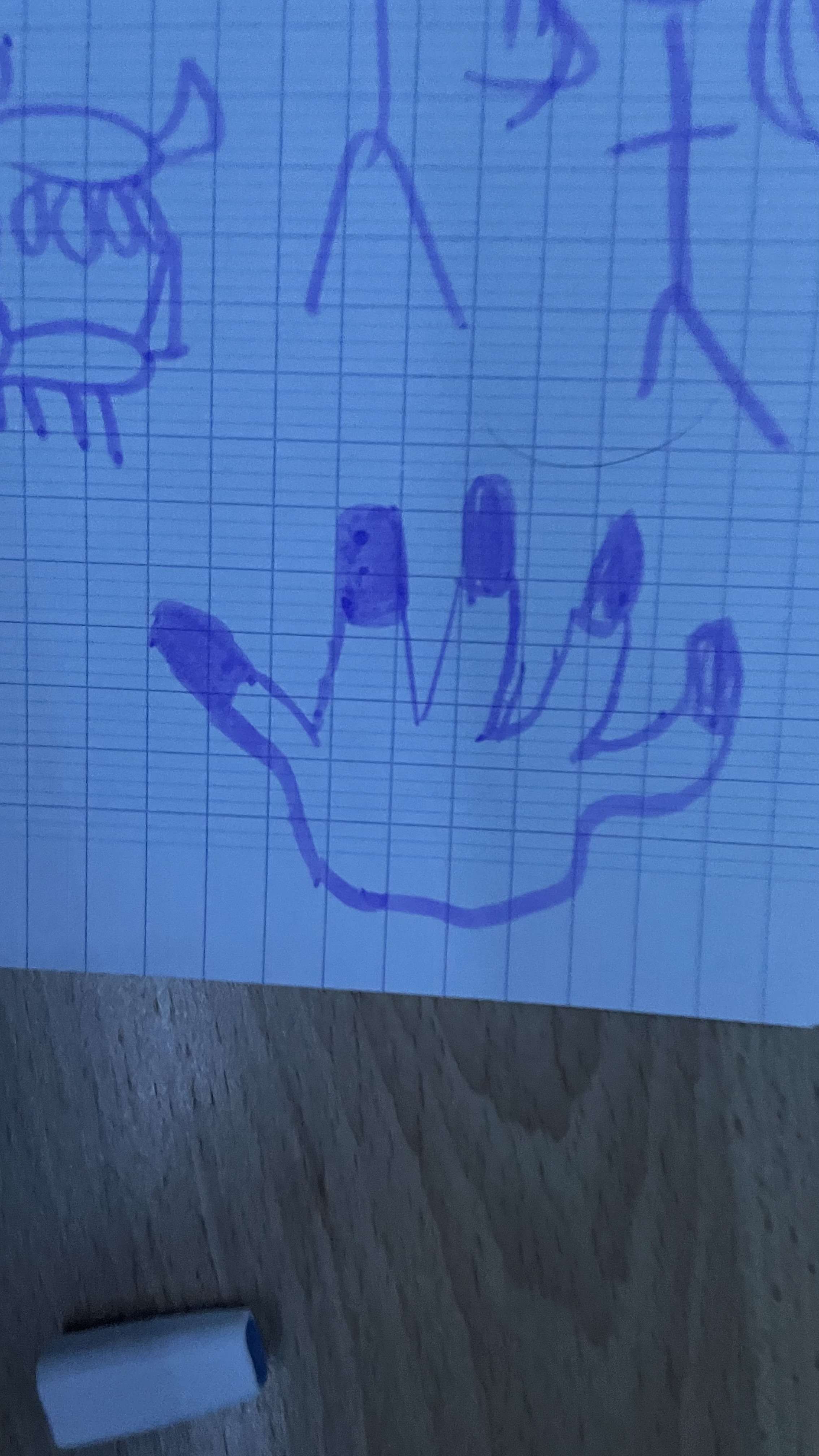 voici ma main