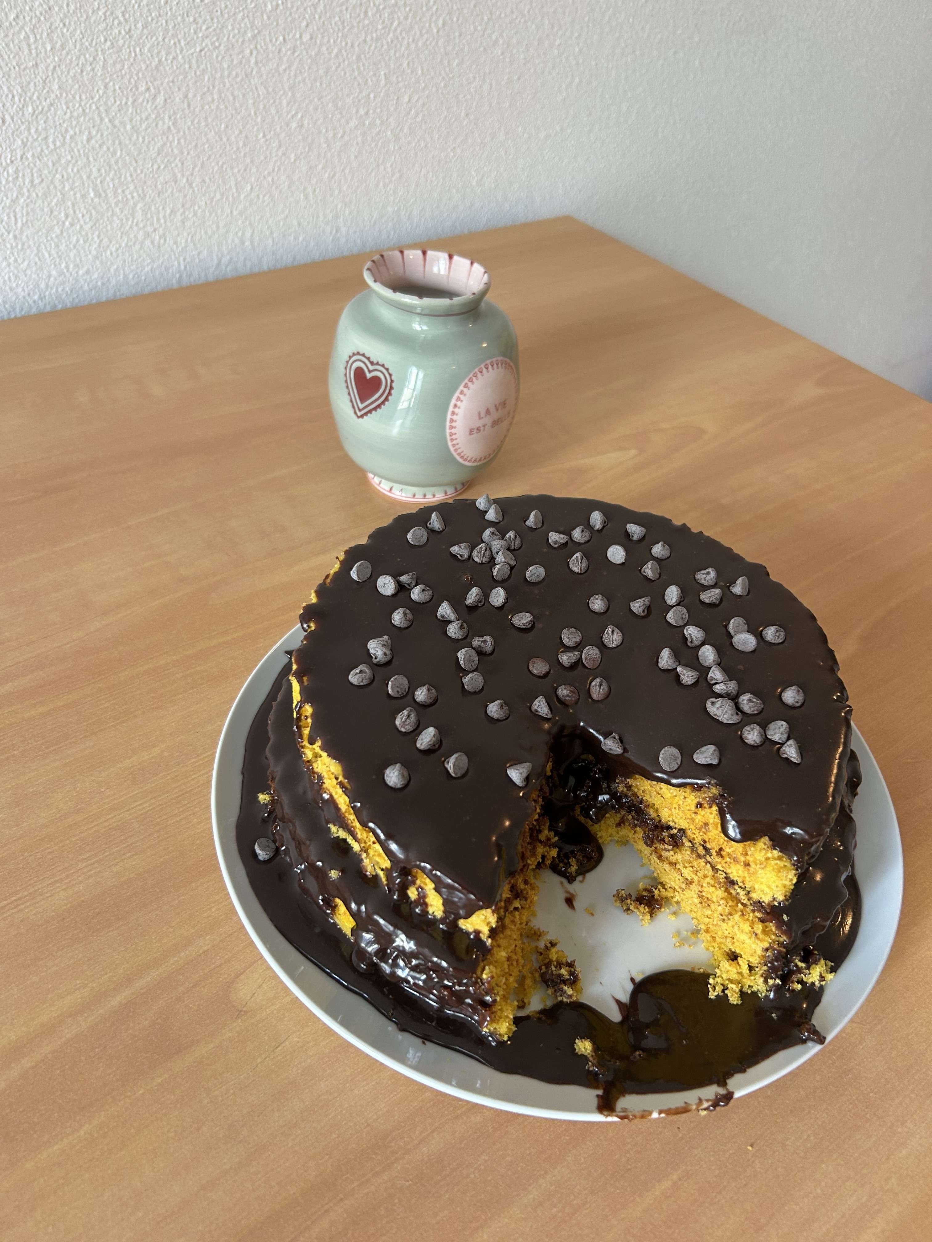 Cette fois-ci il est plut&ocirc;t r&eacute;ussi mon carotte cake hihi 🥕 😋