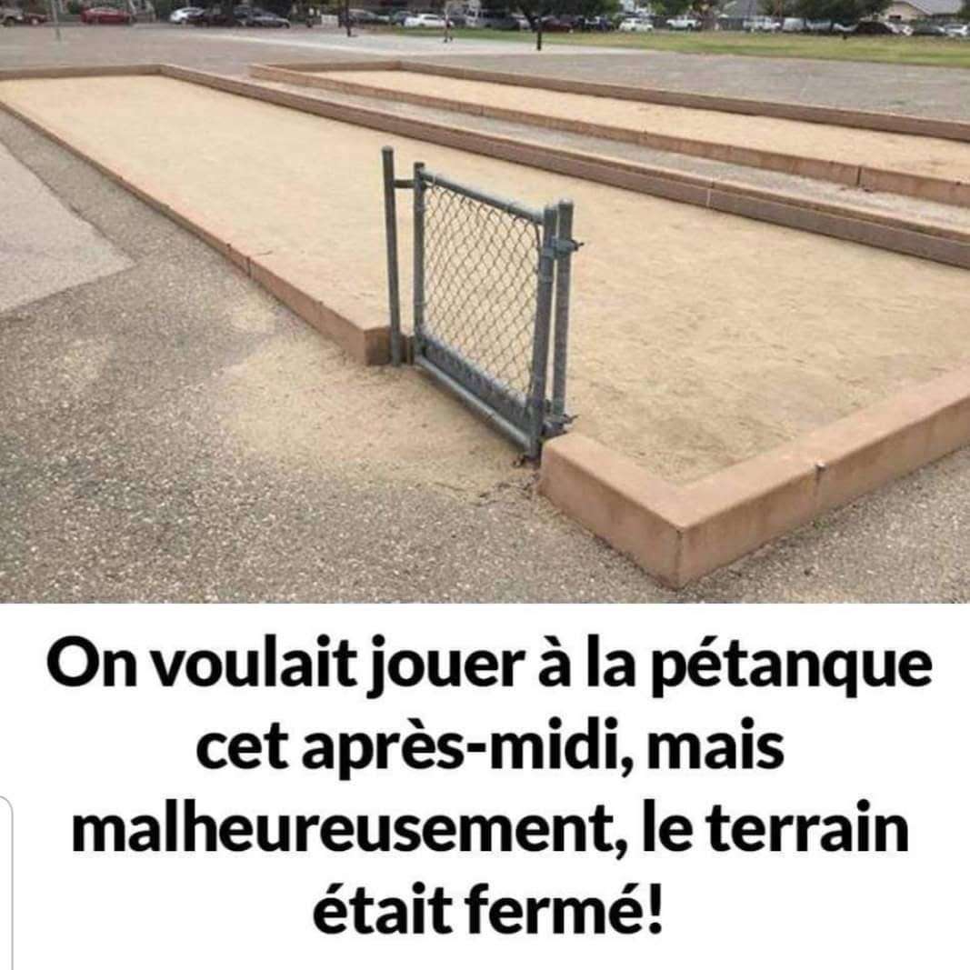Ha bah si c&rsquo;est ferm&eacute; .. 😜