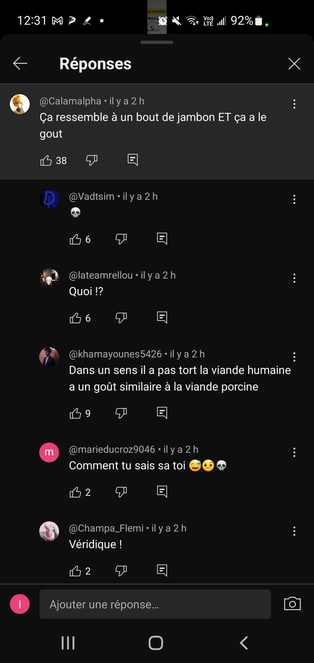 Je sais pas vous mais j'aime regarder les commentaires YouTube