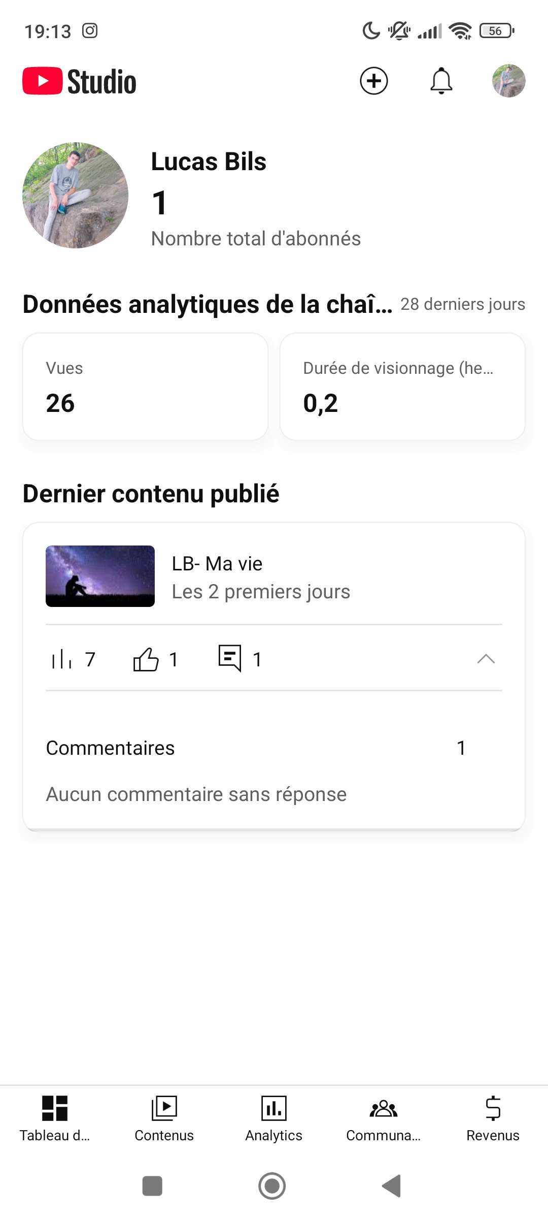 Voil&agrave; j'ai fait un sons sur youtube aller voir svp
