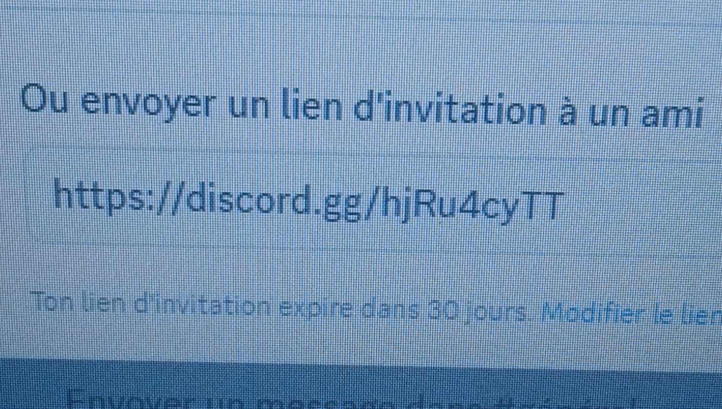 Le lien de mon serveur de musique &eacute;lectro/techno sur discord