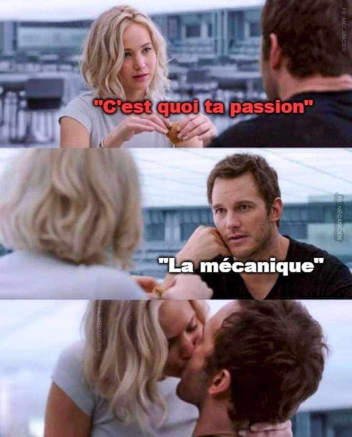 Vive la m&eacute;canique 😎