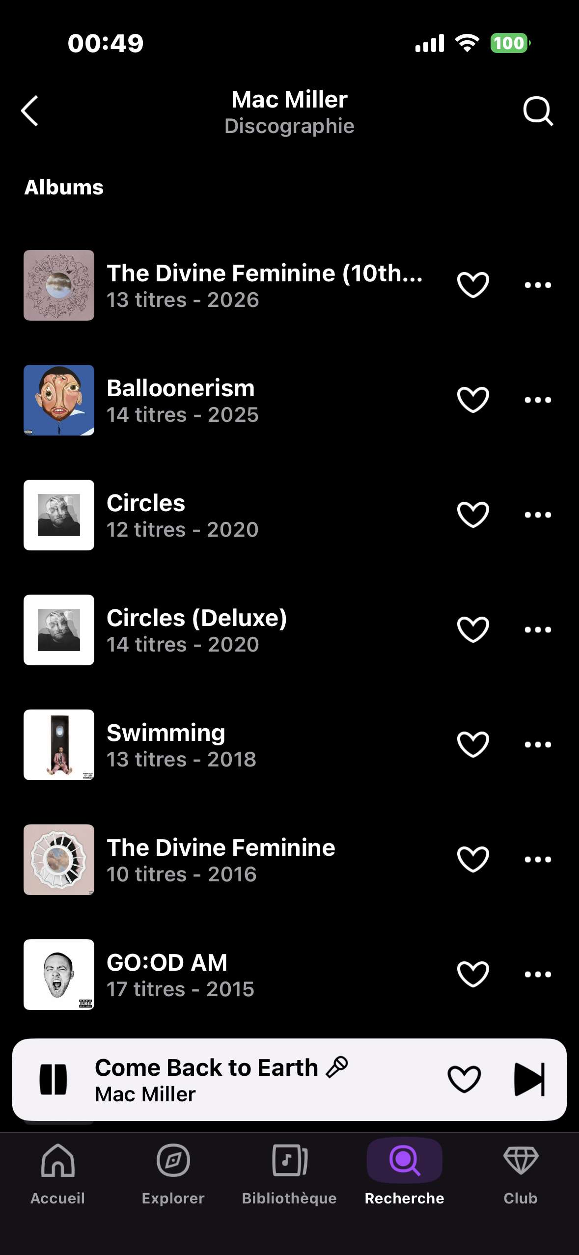 Une discographie tellement FOLLE