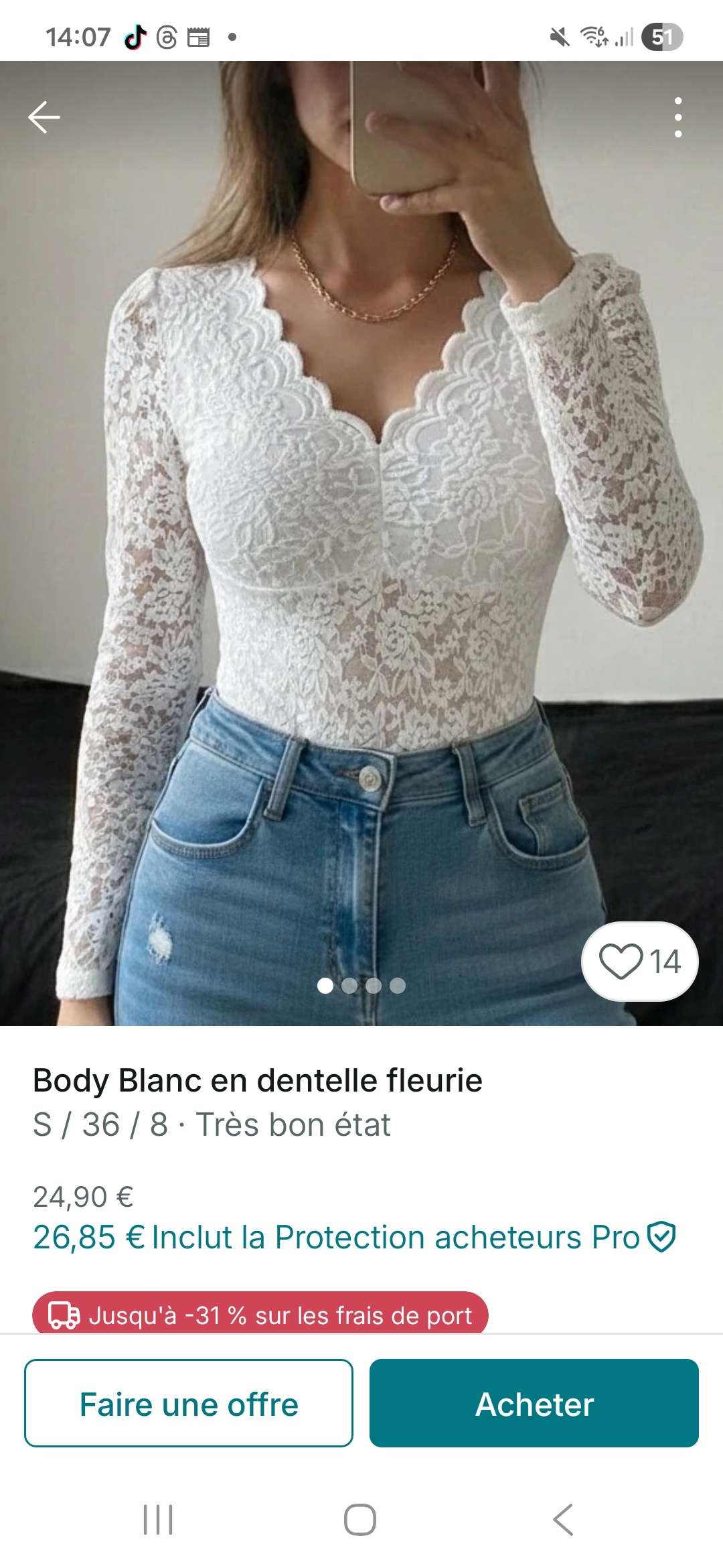 J'ai vu ce body sur Vinted. Go vendre des trucs pour me l'acheter en fait. 🤯