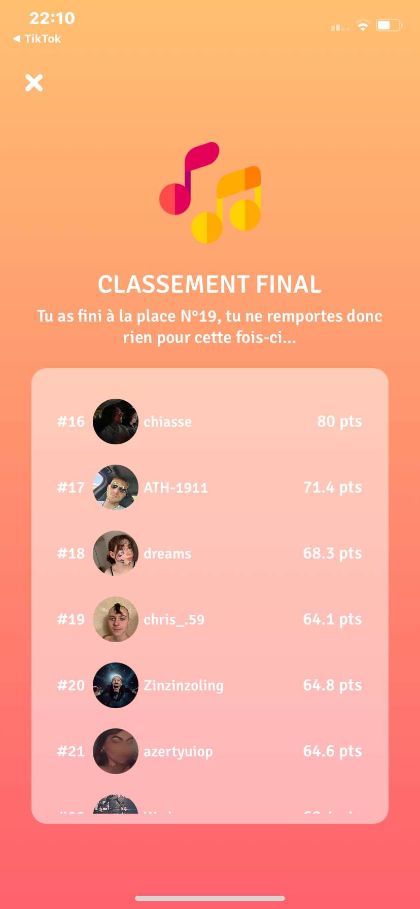 Je crois je suis pas tr&egrave;s branch&eacute; fresh rap hein 🥲😅19 &egrave;re ces bien mais pas ouf quand m&ecirc;me bien ouej au top 3 💪😂#BlindTest