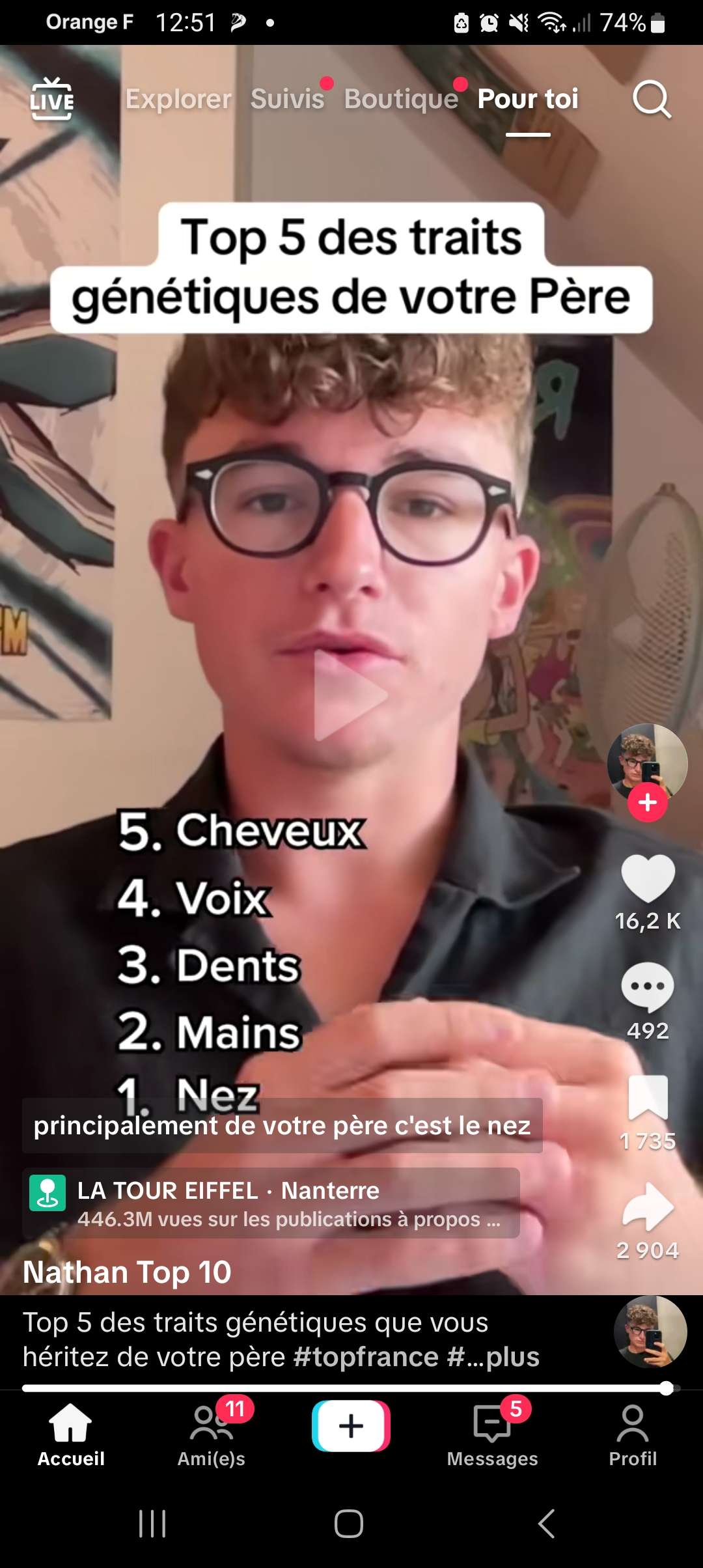 Jte remercie pas papa 👹🤣