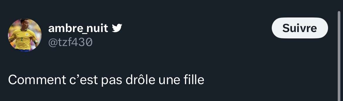 vous en pensez quoi de son tweet