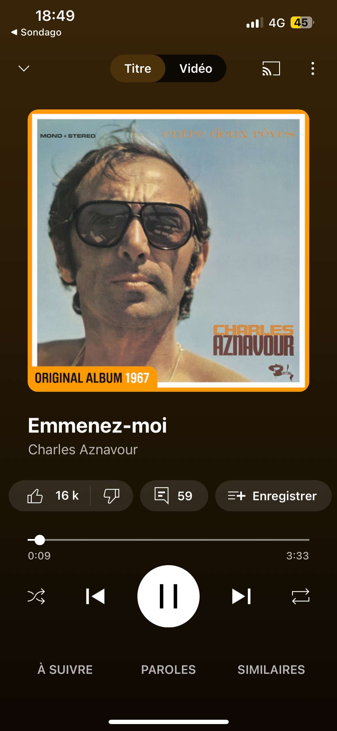Je part du rap,a du Charles aznavour 😂