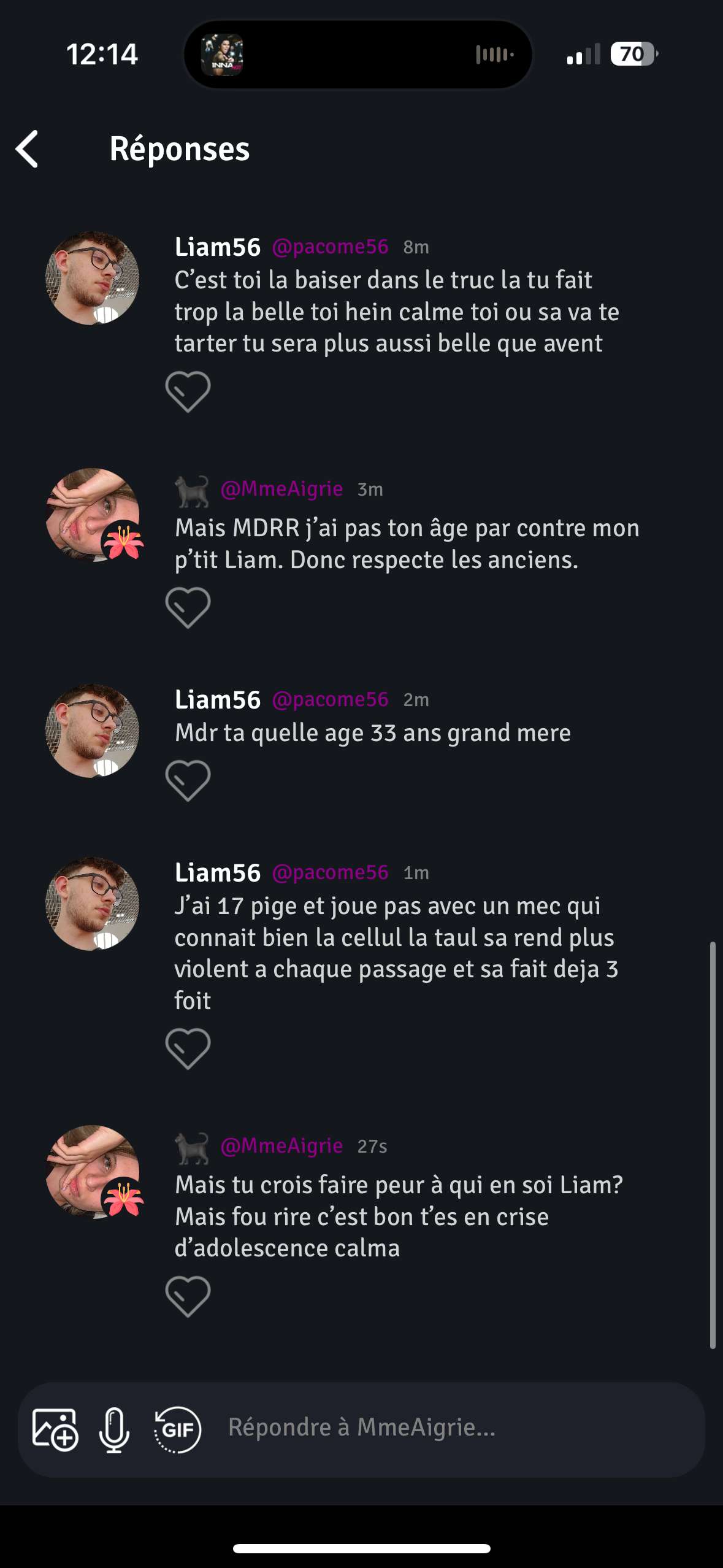 J&rsquo;vais me taper un fou rire..  🤣