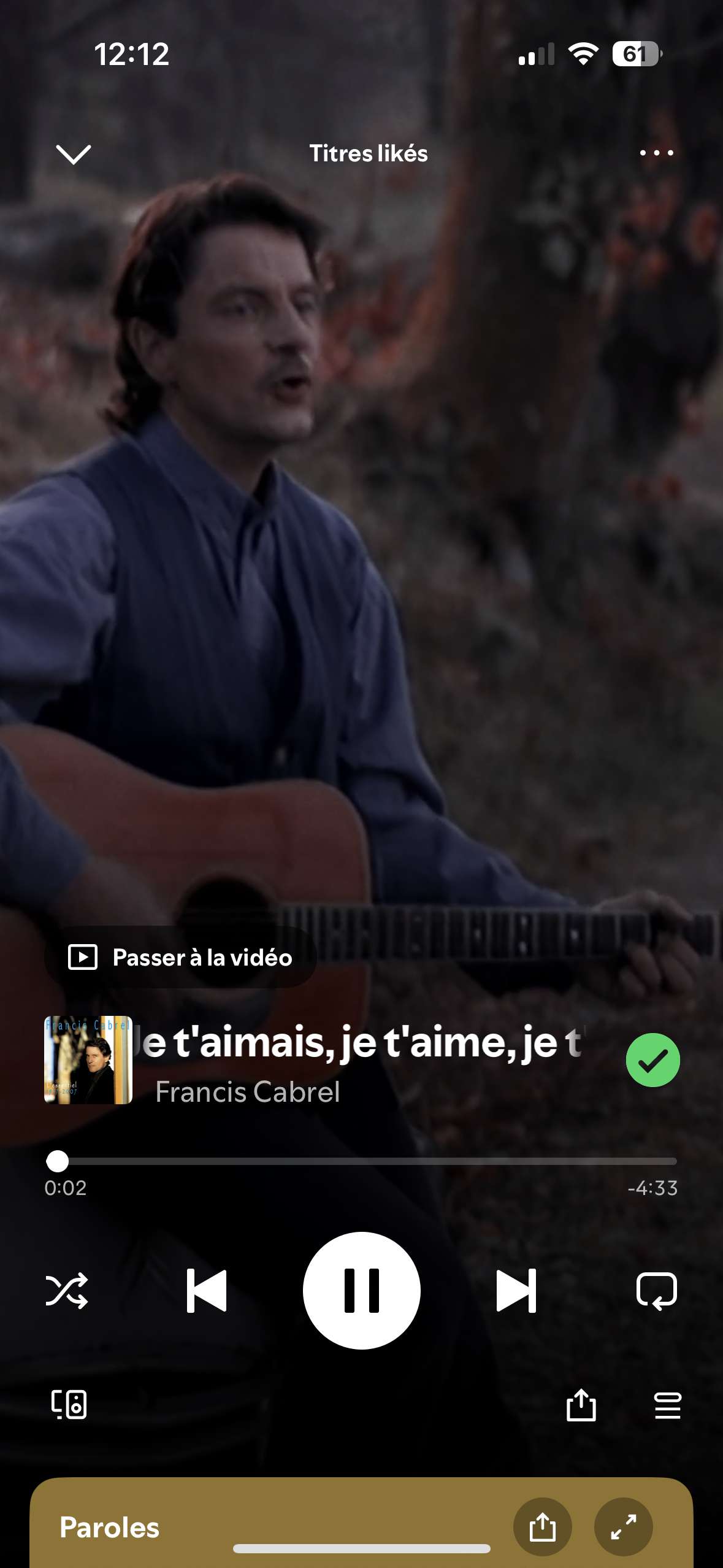 C&rsquo;est quoi votre musique du moment? 🙂