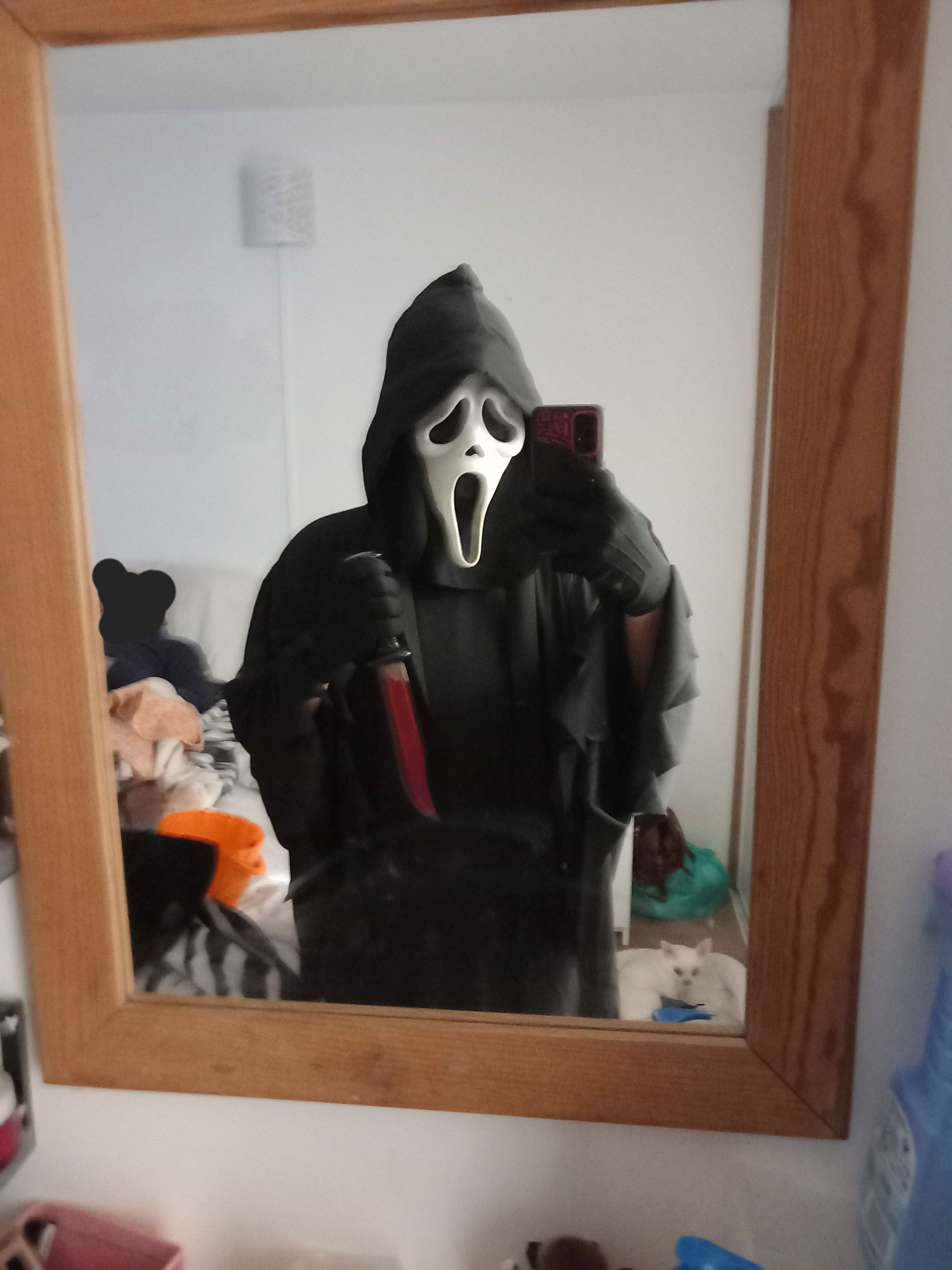 J'avais pas le temps de le poster hier ducoup voilaa le d&eacute;guisement d'halloween que j'ai pu porter &agrave; l'occasion (avec quelques &eacute;l&eacute;ments fait mains)