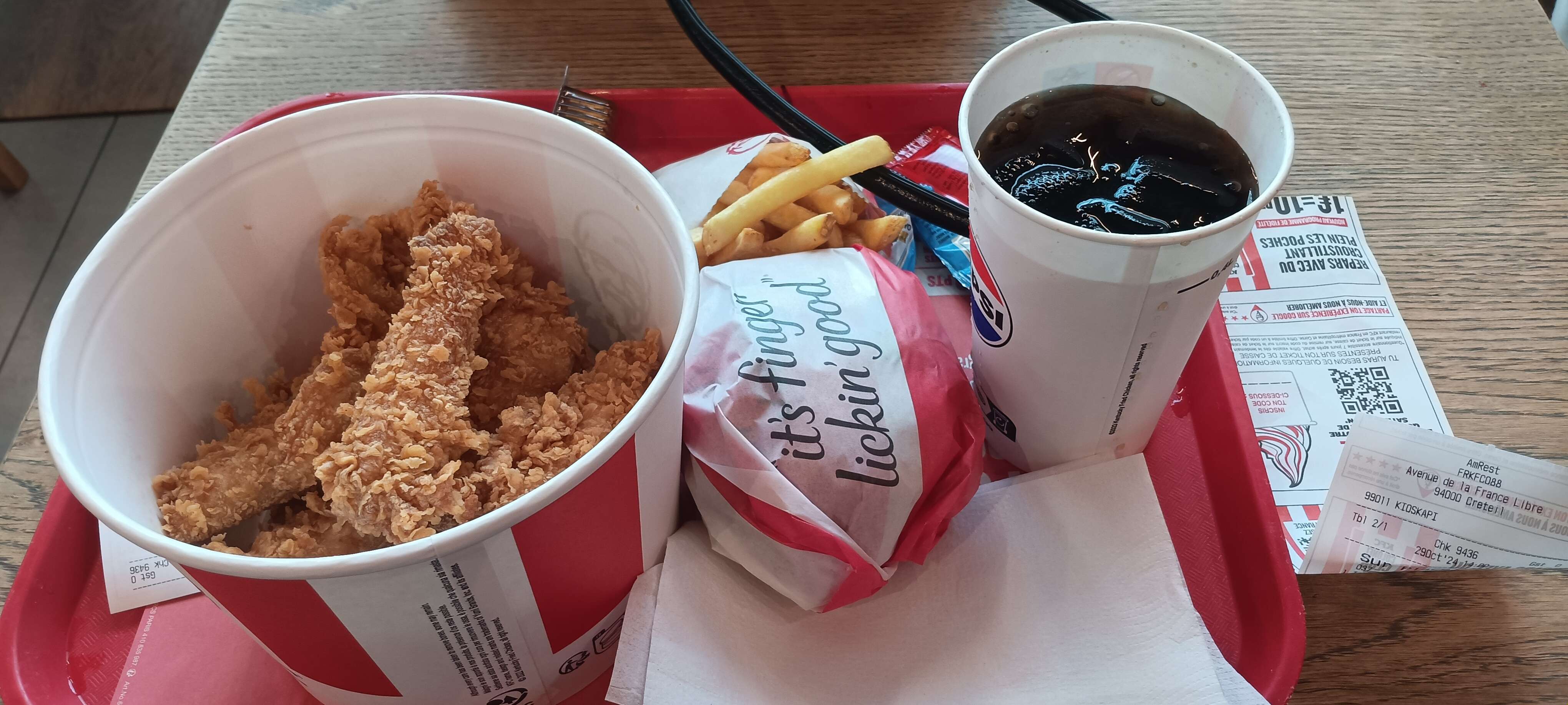 Miam le poulet frit