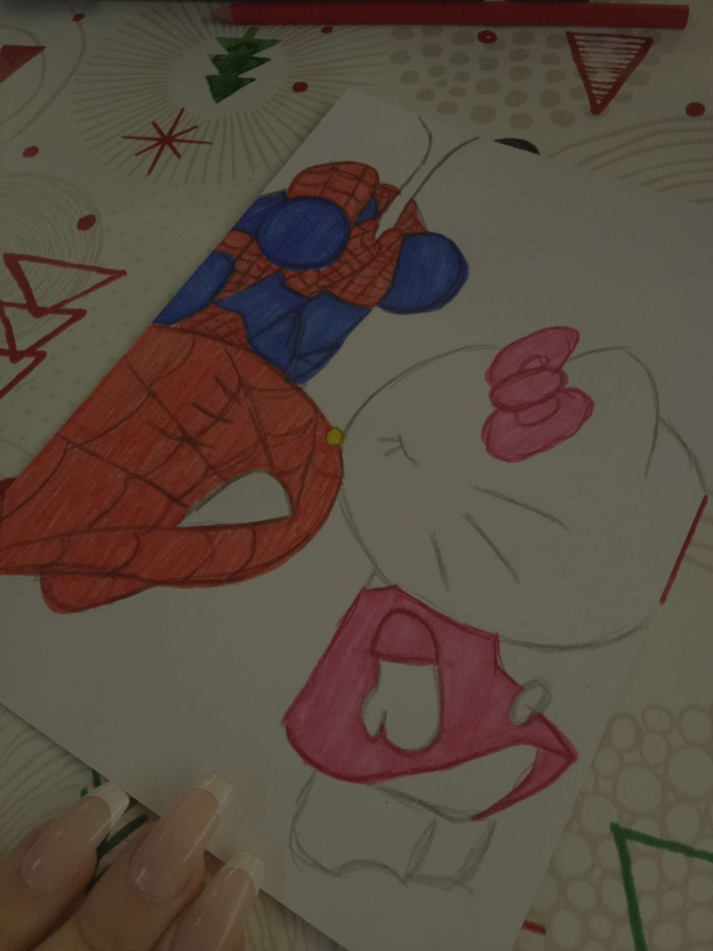 Voil&agrave; le genre de dessin que je fais pour mes cousins depuis toute &agrave; l'heure