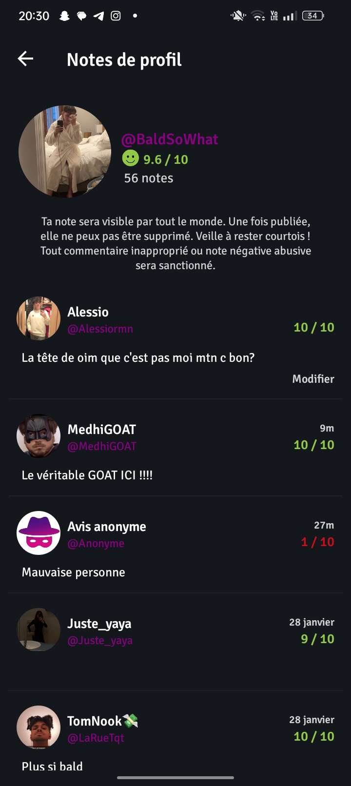 Jsp si ca prouve quoi que ce soit mais je promet c'est pas moi @BaldSoWhat