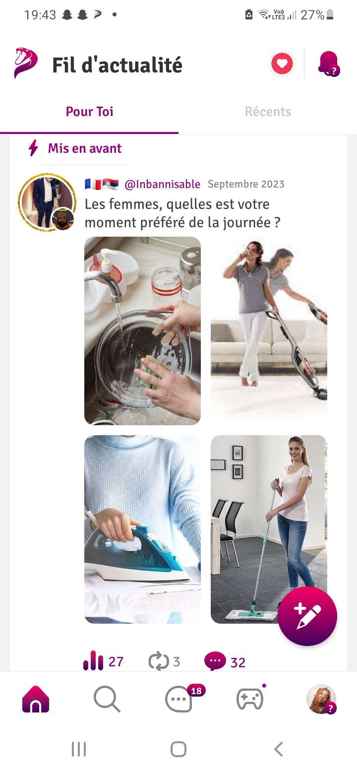POURQUOI CES POSTS SONT MIS EN AVANT  ???? -Et les commentaires , arr&ecirc;tez de banaliser la misogynie. Et ils trouvent &ccedil;a dr&ocirc;le