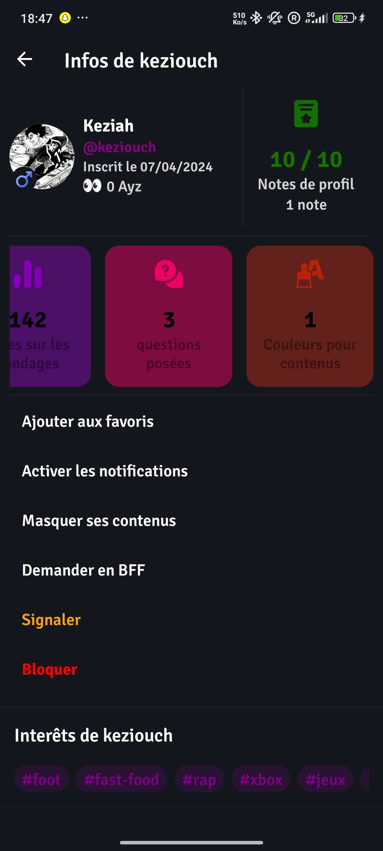 Ptdr v'l&agrave; mon ancien compte aaahhi j'ai honte