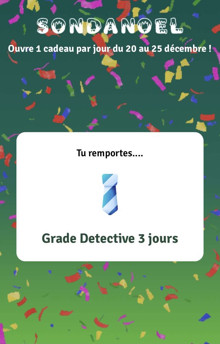 Dernier Sondanoel de cette ann&eacute;e 2024 ❤️