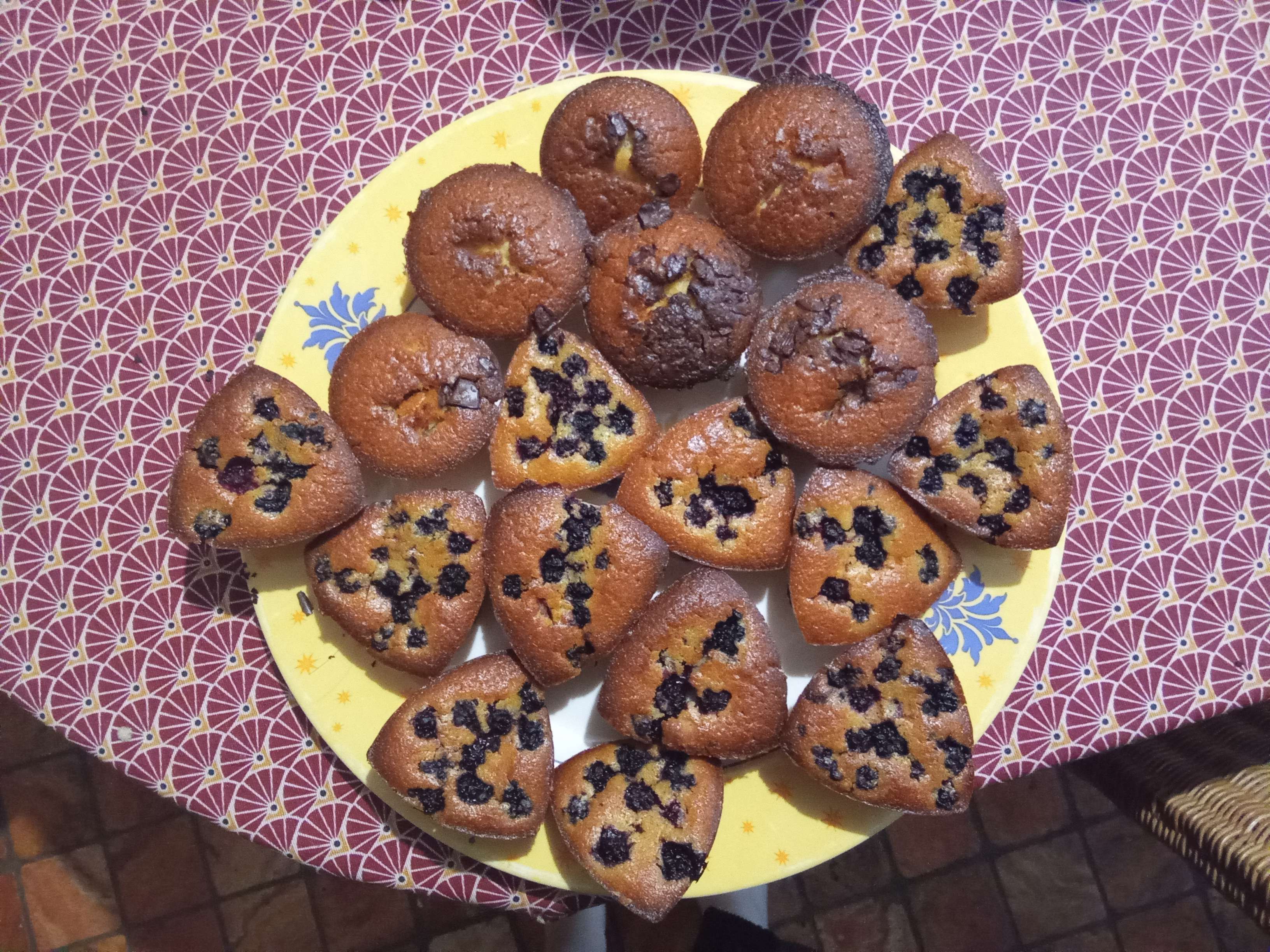 muffins chocolat  et m&ucirc;r fait maison 🧁❤️ #famille #loisirs #passion