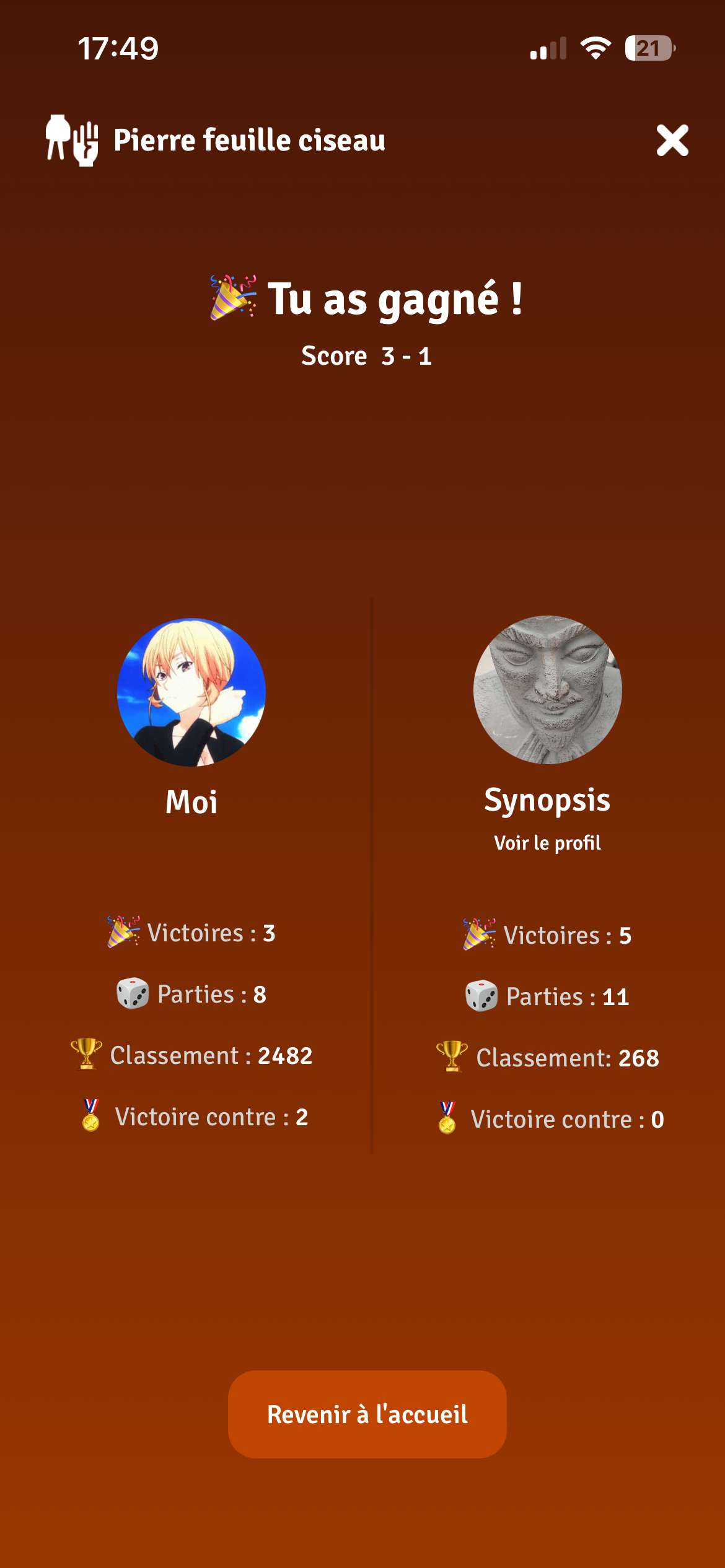 @Synopsis tu le vis bien ?